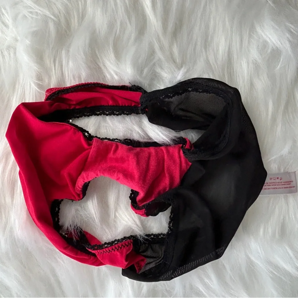 🔥Santa Baby' Panties‎ Sheer Back by No Boundaries